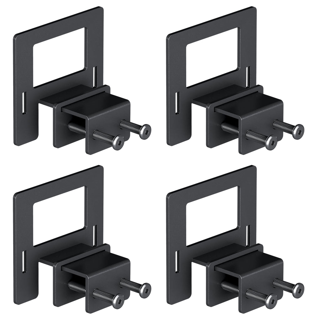 Mattress Slide Stopper, 6PCS Heavy Duty Mattress Stoppers to Prevent Sliding, Non-Slip Mattress Grippers for Metal Bed Frame, Black